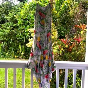 Flowy Tropical Jumpsuit